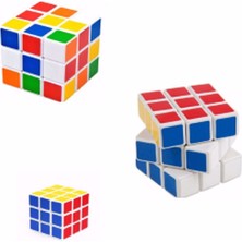 Bibizde Mini Rubik Zeka Sabır Küpü 3x3 cm Magic Cube