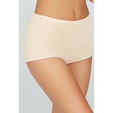 Anıt Lingerie Anıt 3323 Kadın Ten 6 Adet Likralı Pamuklu Boxer