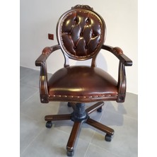 By Oğuz Furniture Ahşap Makam Yöneti̇ci̇ Koltuğu