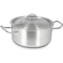 Kapp Çelik Tencere - Silindirik 30X24 cm - 17 Lt