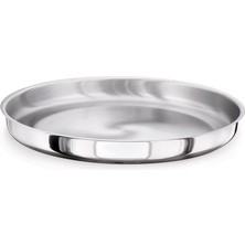 Kapp Yuvarlak Çelik Tepsi 60 cm