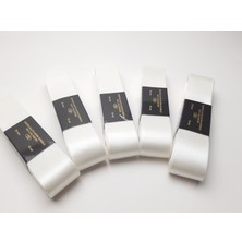 Be Beauty Krem Saten Kurdele 3 cm Genişlik 10 mt Uzunluk (5 Adet)