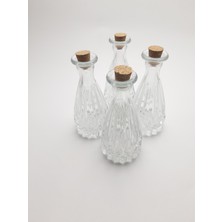 Be Beauty Kristal Kesimli Vazo Şişe 4'lü 60 cc