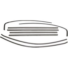 OMSA Fiat Egea Cross Siyah Krom Cam Çerçevesi 8 Parça 2020 ve Sonrası