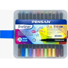 Pensan Fineliner 0,4 mm Yeni Teknoloji Uç 24 Farklı Renk