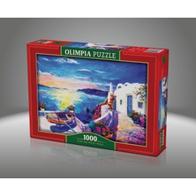 Olimpia Boat And White House 1000 Parça Puzzle