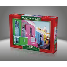 Olimpia South African Colorful Houses 1000 Parça Puzzle