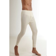 Hasyün 101 Erkek Uzun Yün Termal Don-Krem