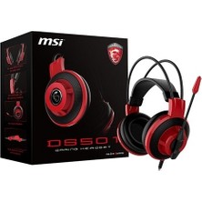 Msı DS501 Gaming Mikrofonlu Kulaklık 3,5mm Jac Siyah-Kırmızı