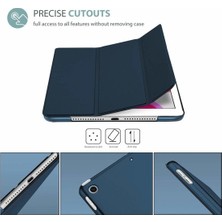 FUJİMAX Apple Ipad 9 10.2 2021 (9.nesil) A2603, A2604 Seri Arka Sert P.c Uyku Modlu Smart Tablet Kılıf