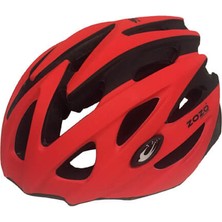 Zozo - Kask - MV29 - Arka LED Lambalı - Kırmızı/siyah - M