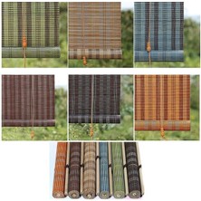Bahçem Bambu Stor Perde-Yeşil 60CM x 1,80MT