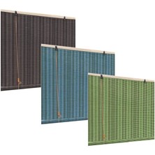 Bahçem Bambu Stor Perde-Yeşil 60CM x 1,80MT