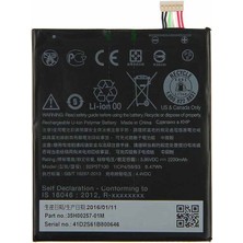 Kvy Htc Desire 628 (B2PST100) Uyumlu Batarya Pil 2200 Mah