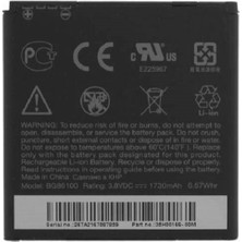 Kvy Htc Evo 3D (BG86100) Uyumlu Batarya Pil 1730 Mah