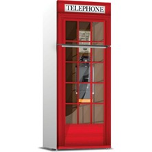 Byken Telefon Klubesi Desenli Kapı Sticker