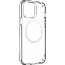 Nanospace Iphone 13 Pro Max Kılıf Silikon Magsafe Özellikli Şeffaf Darbe Korumalı