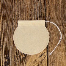 Dolity 100 Adet Tek Kullanımlık Çay Poşetleri Dize Isı Mühür Filtre Doğal Herb Gevşek Yuvarlak Doğal COLOR_CIRCLE_6X8CM (Yurt Dışından)