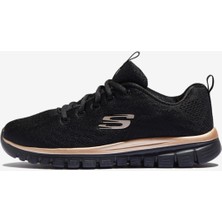 Skechers GRACEFUL-GET CONNECTED Kadın Siyah Spor Ayakkabı - 12615 BKRG