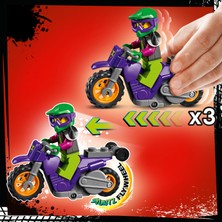 LEGO City Gösteri Motosikleti 60296 - Çocuklar Için Eğlenceli, Havalı, Volanlı Gösteri Motosikleti Oyuncak Yapım Seti (14 Parça)