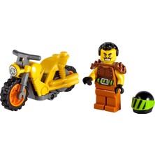 LEGO City Yıkım Gösteri Motosikleti 60297 - Çocuklar Için Eğlenceli Oyuncak Gösteri Motosikleti Oyuncak Yapım Seti (12 Parça)