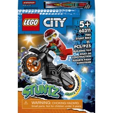LEGO City Ateşli Gösteri Motosikleti 60311 - Çocuklar Için Eğlenceli Havalı Bir Oyuncak Yapım Seti (11 Parça)