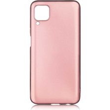 Case Street Samsung Galaxy M32 4g Kılıf Korumalı Mat Soft Premier Silikon+Nano Glass Bronz