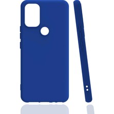 Case Street Infinix Smart 5 Kılıf Renkli Korumalı Premier Mat Silikon Mavi