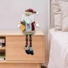 Dolity Noel Süsler Oturma Bebek Heykelcik Kapalı Masa Dekorasyon Çocuk Hediye Santa Noel Baba (Yurt Dışından)