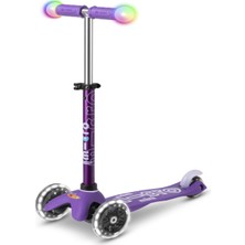 Micro Mini Deluxe Magic Purple Işıklı (Led) Scooter(Yurt Dışından)