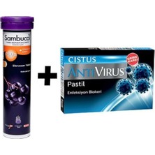 Sambucol Plus Kara Mürver Bitki Özütlü Efervesan + Pastil