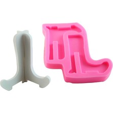 morlalem Küçük Ayak 9,5cm Çerçeve Ayağı Silikon Kalıp K-556, Taş Tozu Alçı Çimento Polyester Reçine Kalıbı