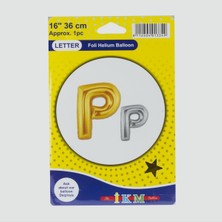 Rennway Gümüş Renkli 16*36 Harfli Folyo Balon