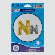 Rennway Sarı Renkli 40*100 Harfli Folyo Balon