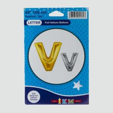 Rennway Sarı Renkli 40*100 Harfli Folyo Balon