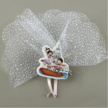 Feryal Kız Kulesi Figürlü Dolap Süsü