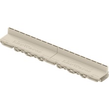 Luxwares 130X95X1000 H85 mm Fuga Drenaj Kanalı Izgaralı