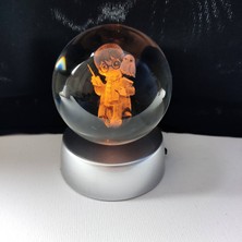 Hediye Deposu Harry Potter Baykuşlu Işıklı Kristal Cam Küre