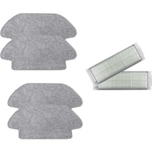 Roborge Xiaomi Mop Pro Robot Süpürge 6'lı Yedek Parça Seti