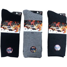 Dündar 12 Çift Dikişsiz Havlu Termal Çorap