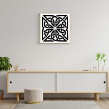 Deko Gonya Kare Çizim Çerçeve Tablo