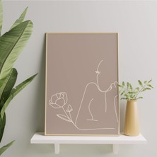 Deko Gonya Modern Ahşap Çerçeve Tablo 005