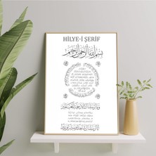 Deko Gonya Hilyei Şerif Çerçeve Tablo