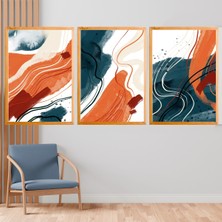 Deko Gonya Modern Ahşap Çerçeve Tablo 001