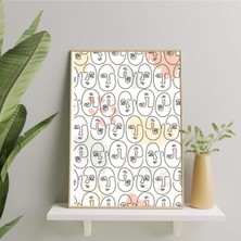 Deko Gonya Modern Ahşap Çerçeve Tablo 002