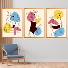 Deko Gonya Modern Ahşap Çerçeve Tablo 003