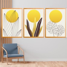 Deko Gonya Modern Ahşap Çerçeve Tablo 010