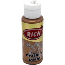 Rich Metalik Akrilik Boya 60 ml 740 Bronz