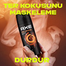 Axe Erkek Deodorant & Bodyspray Dark Temptation 48 Saat Etkileyici Koku Vücut Spreyi 150 ml