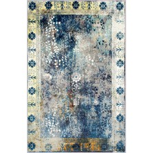 Rovigo Home Dijital Baskı Yıkanabilir Kaymaz Taban Salon Halısı